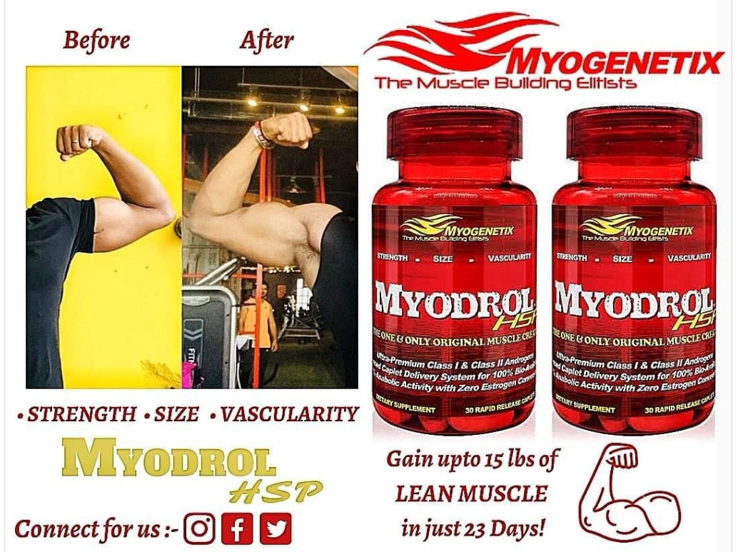 Myogenetix myodrol HSP the one of muscle builder